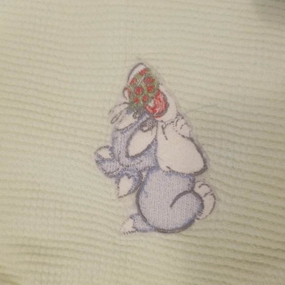 2 Vintage Baby Looney Tunes baby blankets Bugs Bunny, Sylvester - Picture 5 of 5